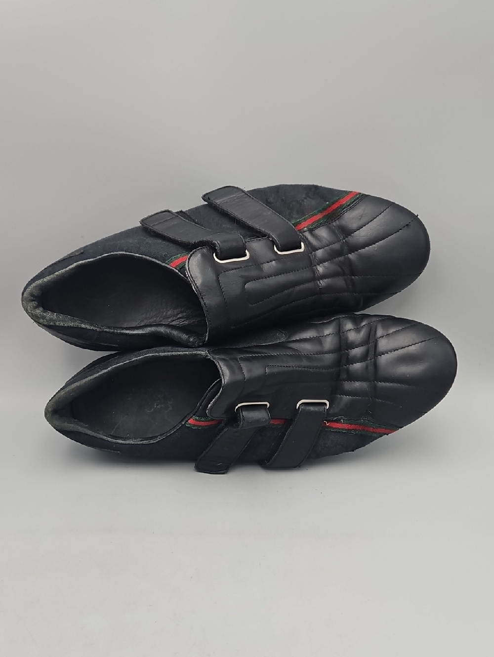 Vintage Gucci men's black leather sneakers - Picture 11 of 16